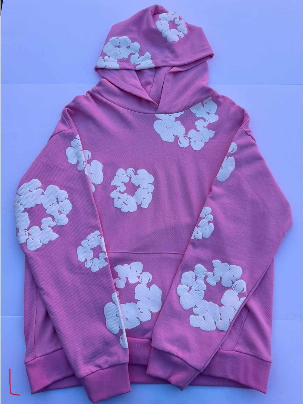 Pink Denim Tears Graphic Hoodie